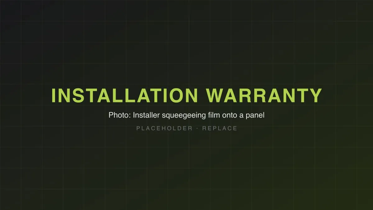 Installation Warranty